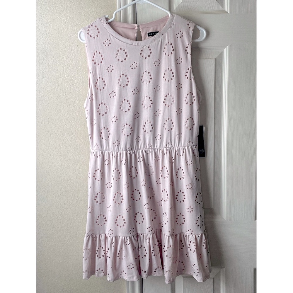 As U Wish NWT Cutout Sun Dress - Pink